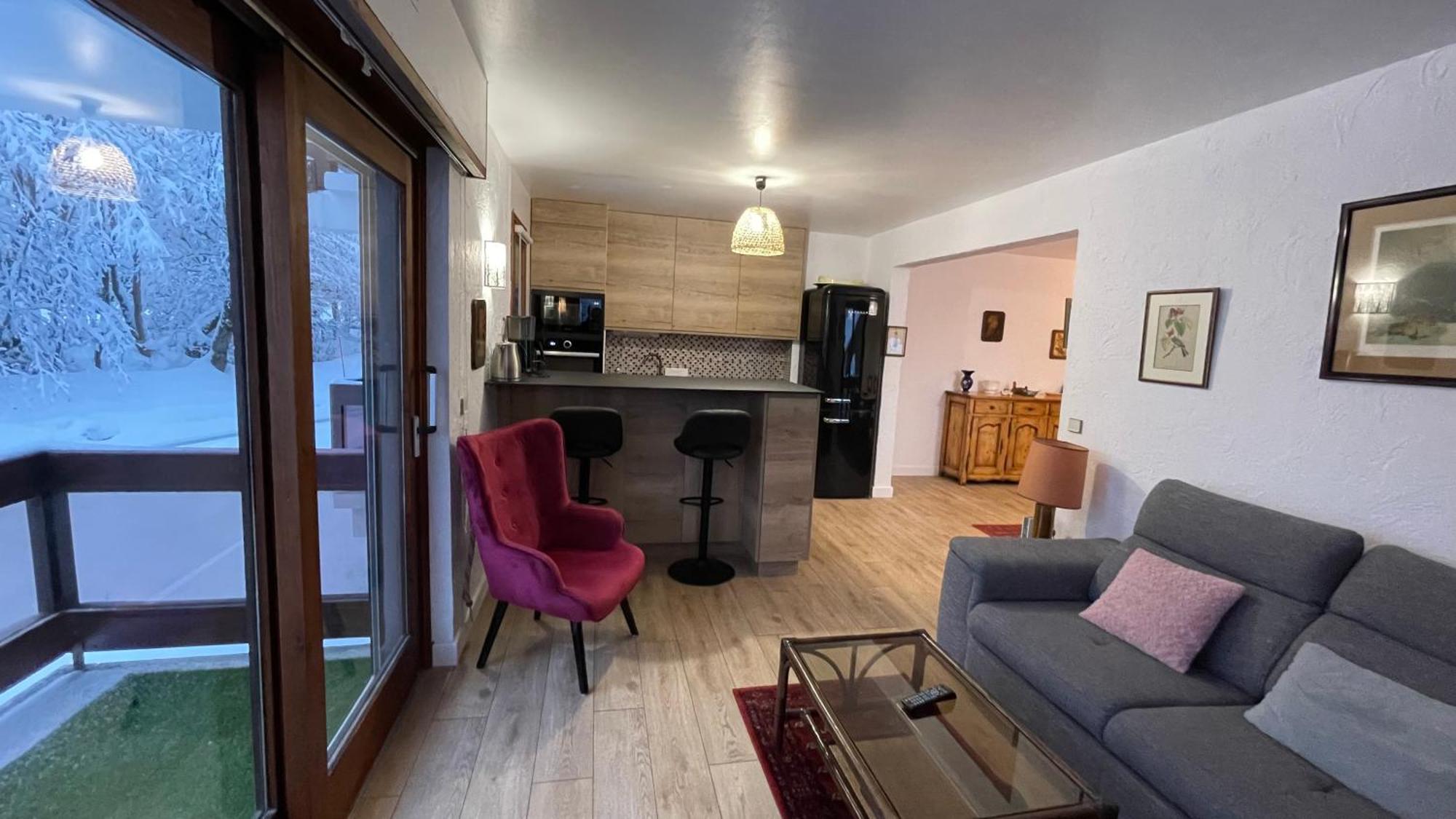 Les Comtes De Savoie - Appartement Renove Proche Du Centre De Megeve Avec Vue Sur Le Mont D'Arbois Dış mekan fotoğraf