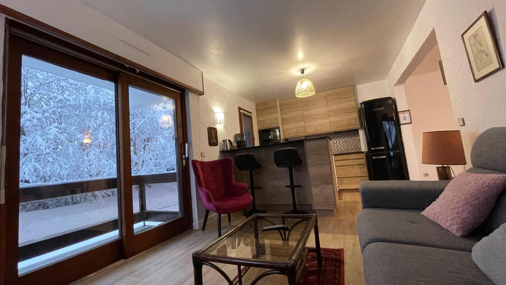 Les Comtes De Savoie - Appartement Renove Proche Du Centre De Megeve Avec Vue Sur Le Mont D'Arbois Dış mekan fotoğraf